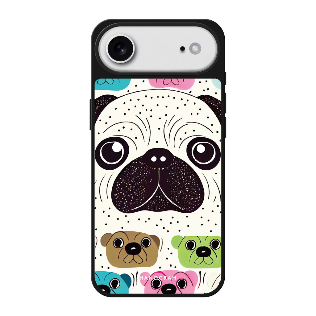 Pug Face 鏡面手機殼