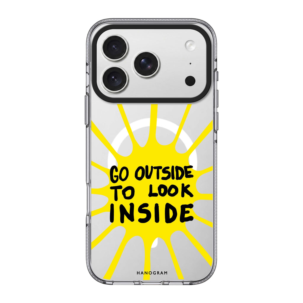 Go Outside to Look INSIDE shine Ultra Clear Case