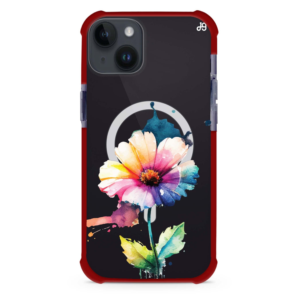 A Beautiful Flower iPhone 15 Plus MagSafe Compatible Ultra Shockproof Case
