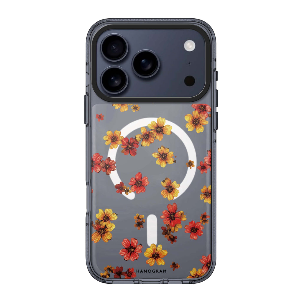 Warm Blooms flower floral spring iPhone 17 Pro Max ultra clear case