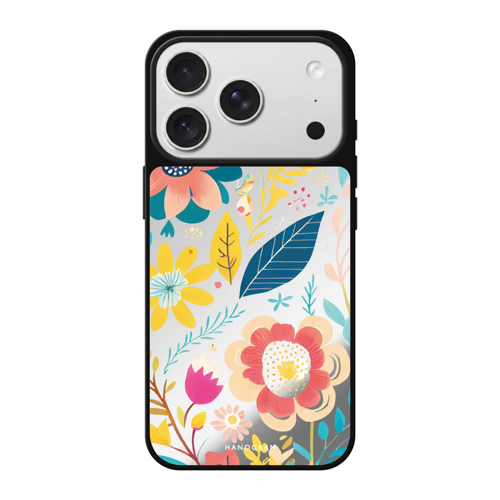 Pretty Florals flower floral iPhone 18 Pro Max mirror case