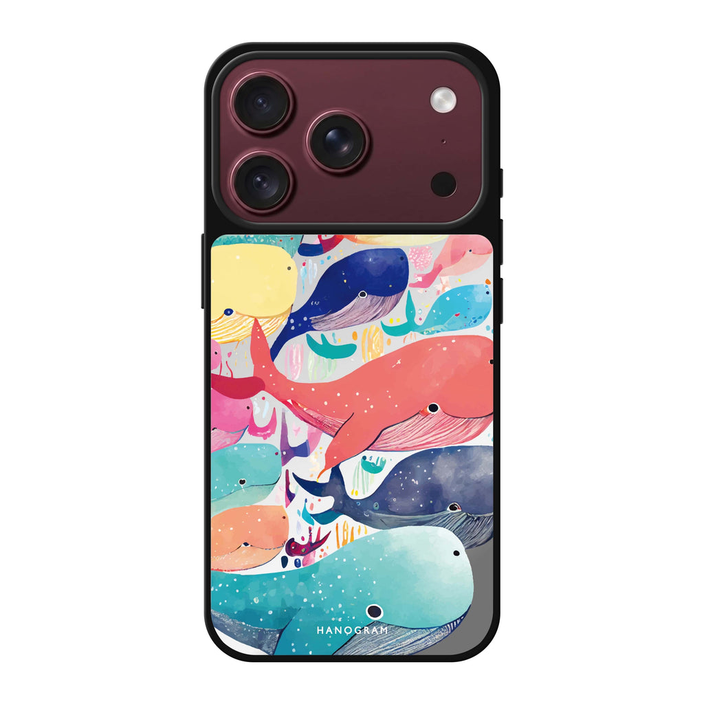 Whale Ocean summer nature iPhone 18 Pro Max mirror case