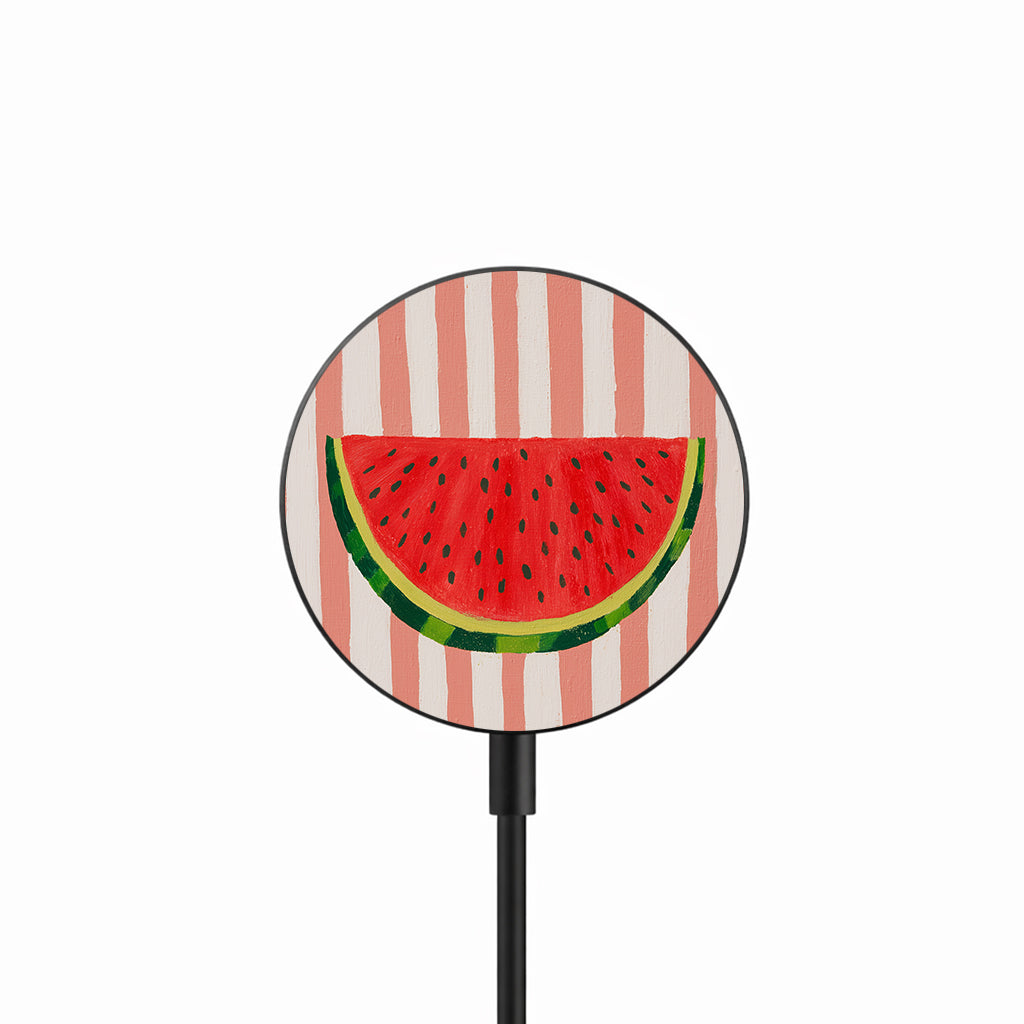 Sweet Watermelon 25W Qi2.2 magnetic wireless charger front view