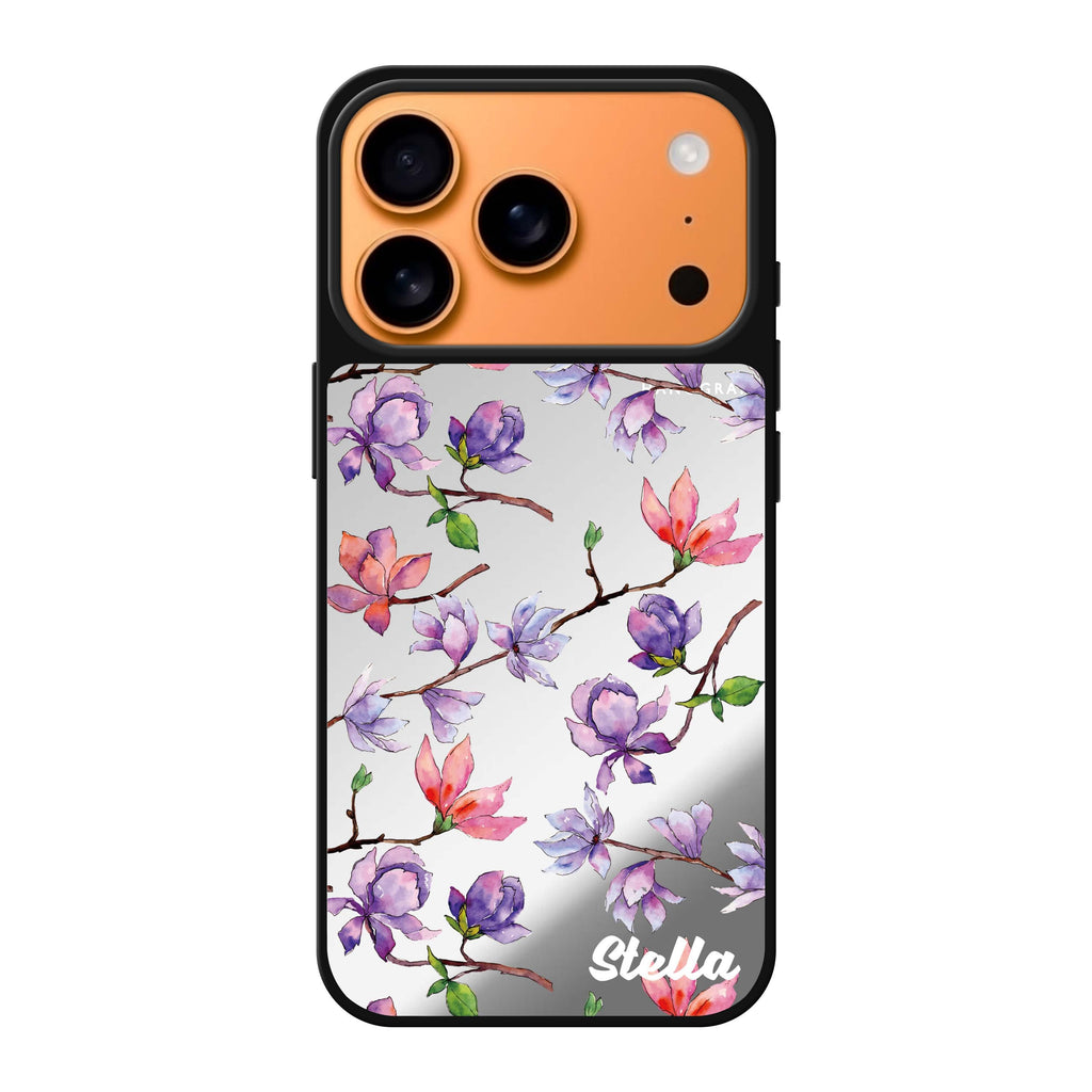 Colour In Spring personalized name spring iPhone 17 Pro Max mirror case