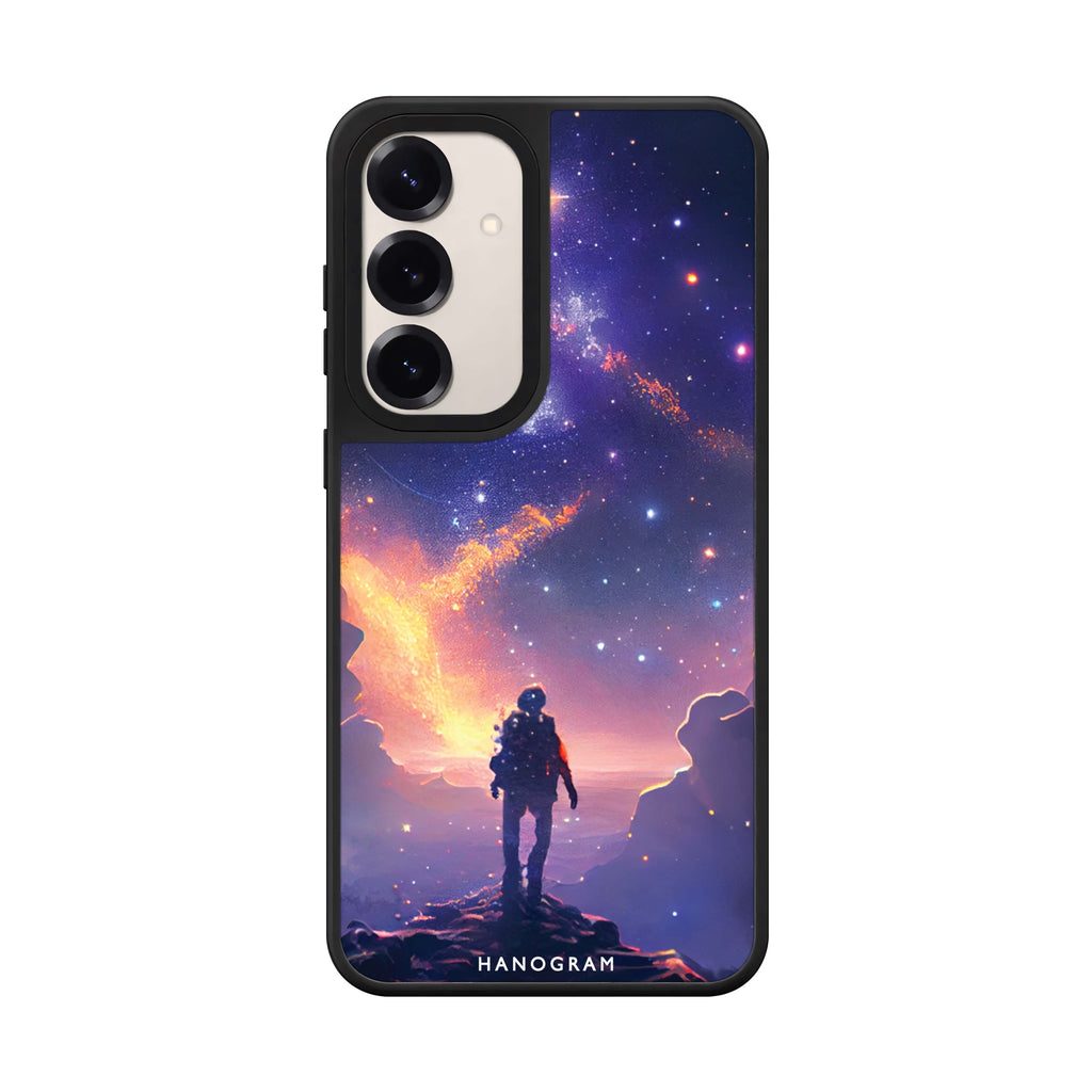 Imagine the Samsung Galaxy mirror case front view