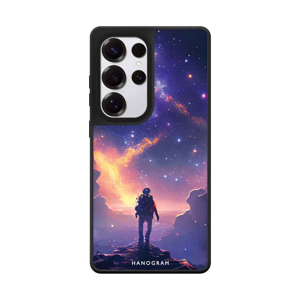 Imagine The Samsung Galaxy S25 S24 S23 Ultra mirror case, front view
