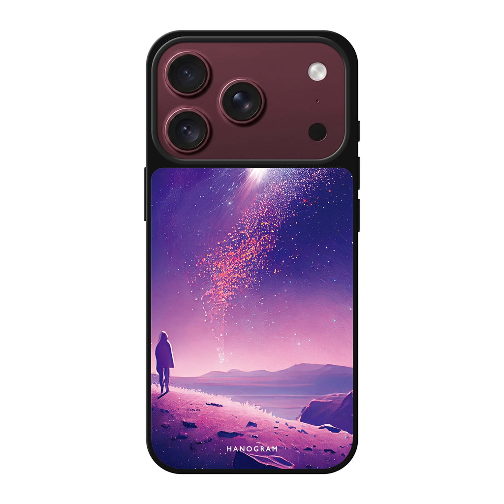 Imagine the Galaxy II celestial iPhone 18 Pro Max mirror case