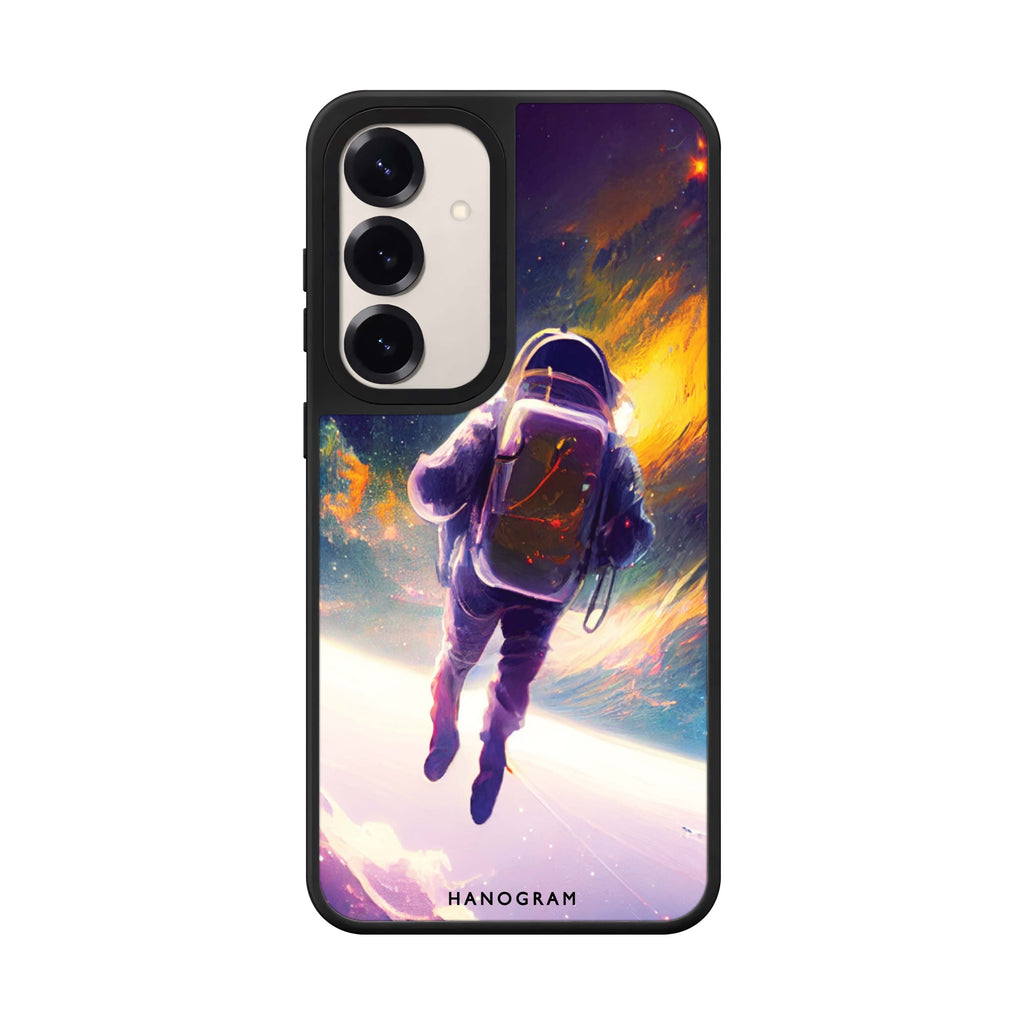 Flying Astronaut Samsung Galaxy mirror case front view