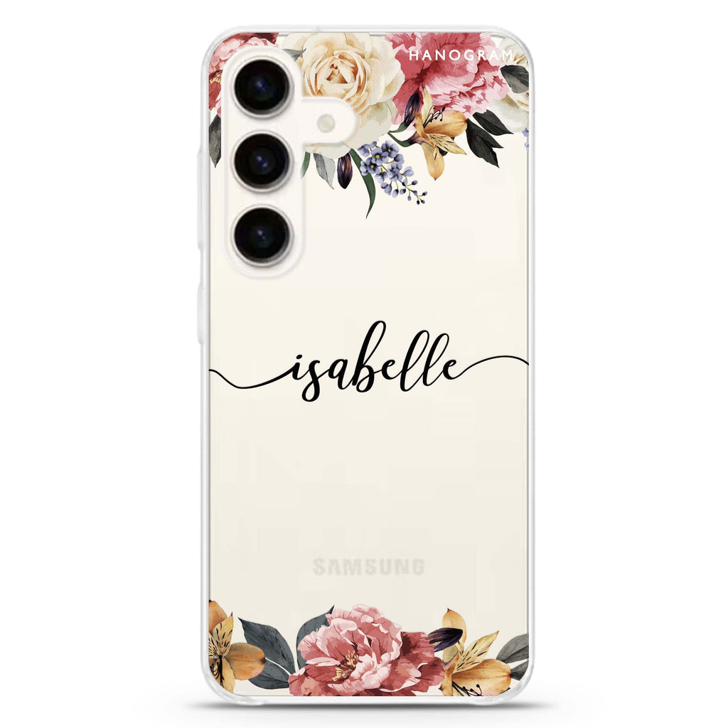Art of Classic Floral Samsung Galaxy Ultra Clear Case