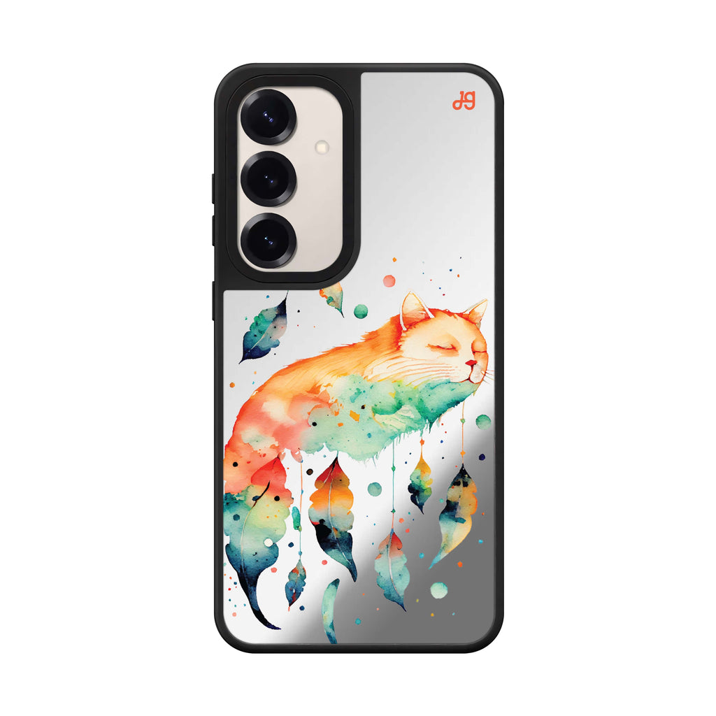 A Dream Cat Samsung Galaxy mirror case front view