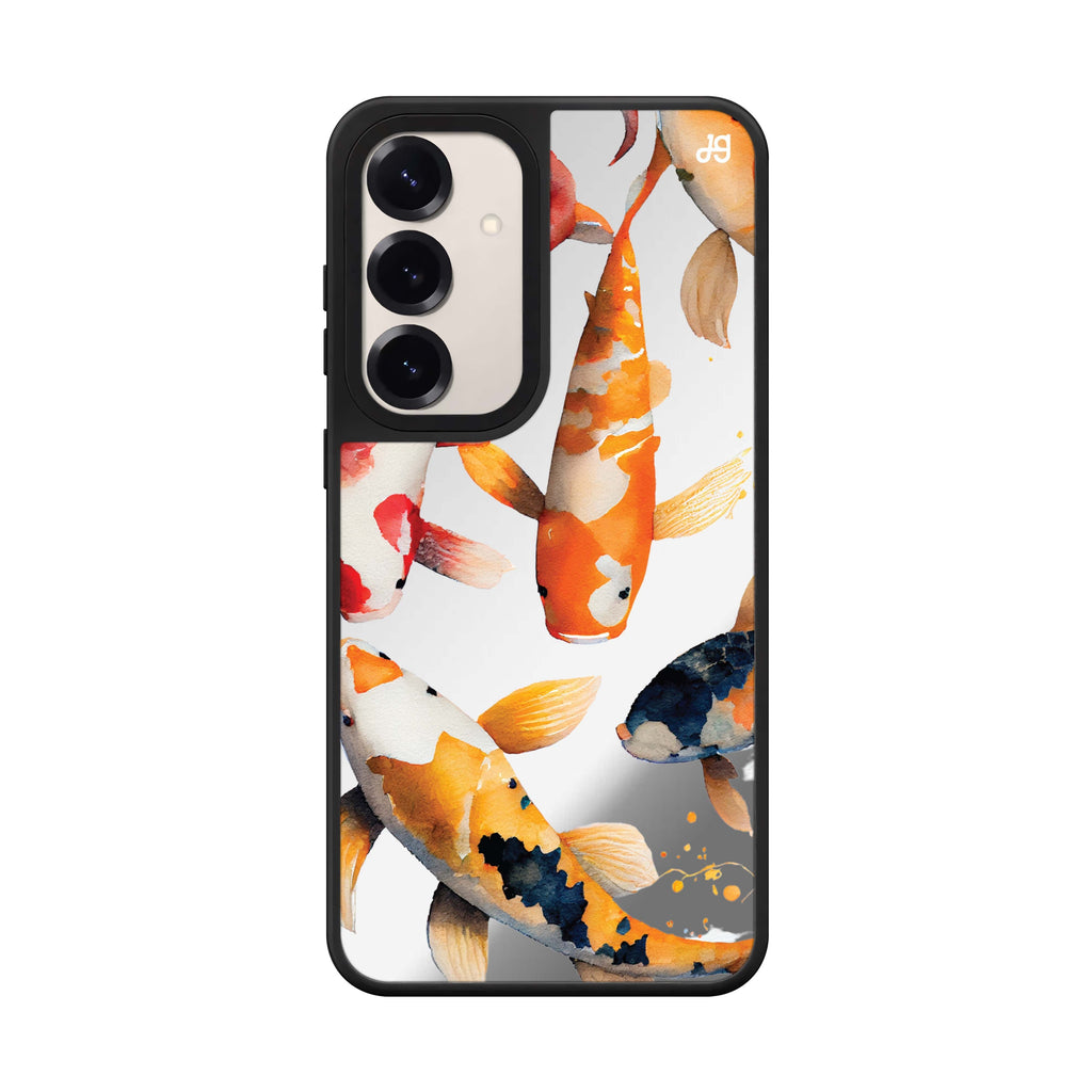 Koi Fish Samsung Galaxy mirror case front view