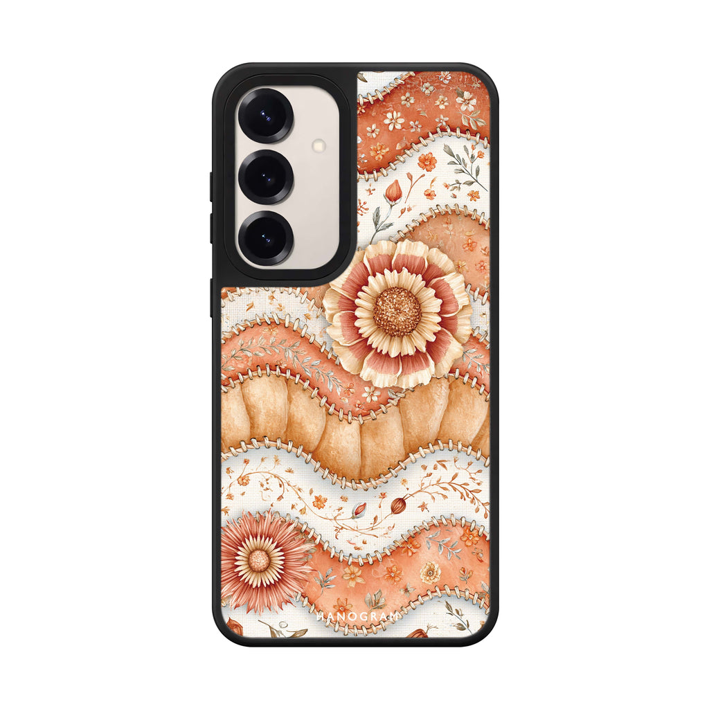 Apricot Petal Quilt Samsung Galaxy Mirror Case - product image 1