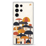 Forest Shapes Samsung Galaxy S26/S25/S24/S23/S22 Ultra ultra clear case, transparent design, main view
