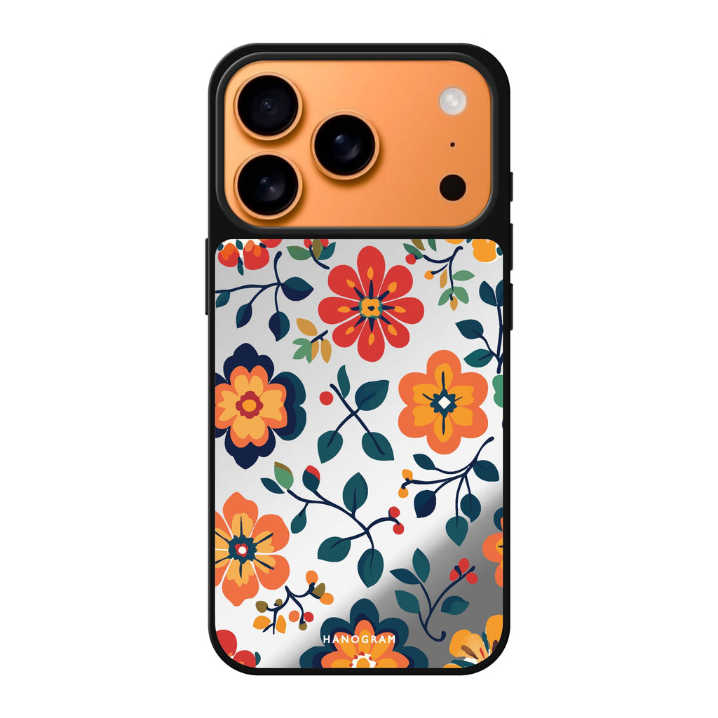 Petal Pop #1 flower floral playful iPhone 17 Pro Max mirror case
