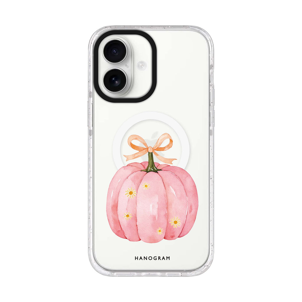 The Ribboned Pink Pumpkin iPhone 17 Ultra Clear Case - product image 1