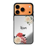 Vintage Floral personalized name spring flower floral vintage iPhone 17 Pro Max mirror case