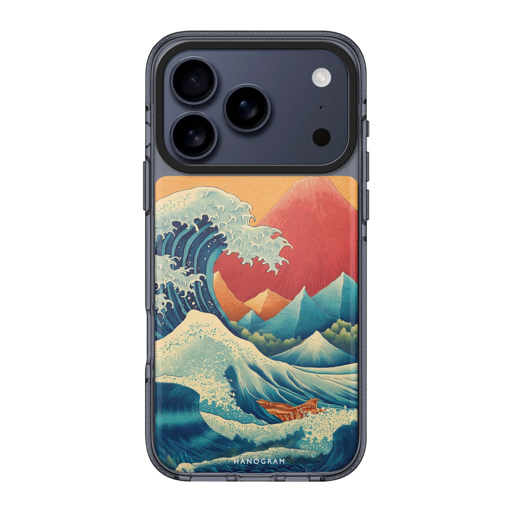 Rising Waves wave nature iPhone 17 Pro Max ultra clear case