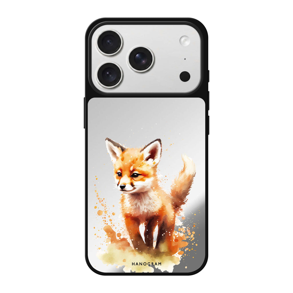 A Fox fox animal iPhone 18 Pro Max mirror case
