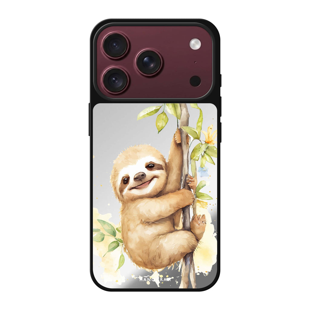 A Sloth sloth animal iPhone 18 Pro Max mirror case