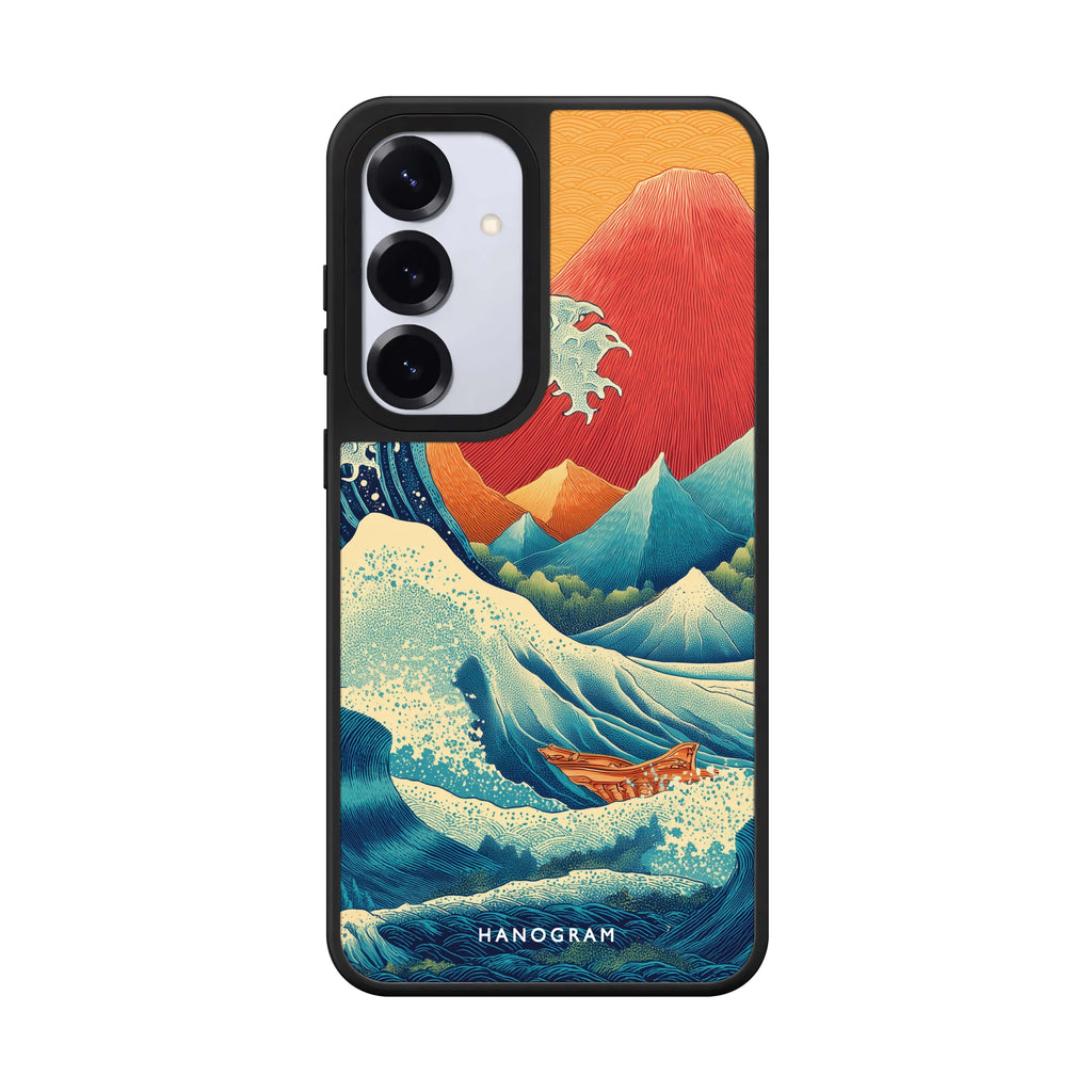 Rising Waves Mirror Case