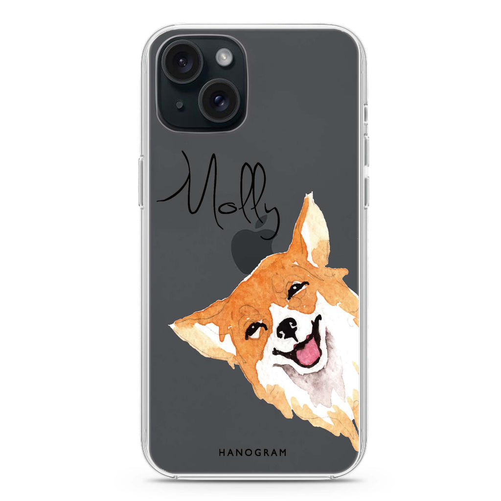 Welsh Corgi iPhone 15 plus Ultra Clear Case