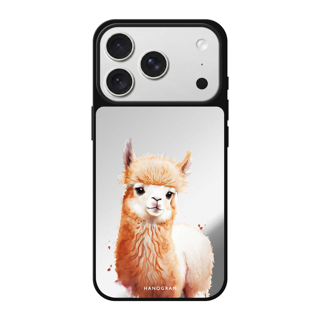 A Alpaca alpaca animal iPhone 18 Pro Max mirror case