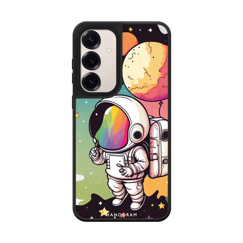 Astronauts Samsung Galaxy mirror case front view