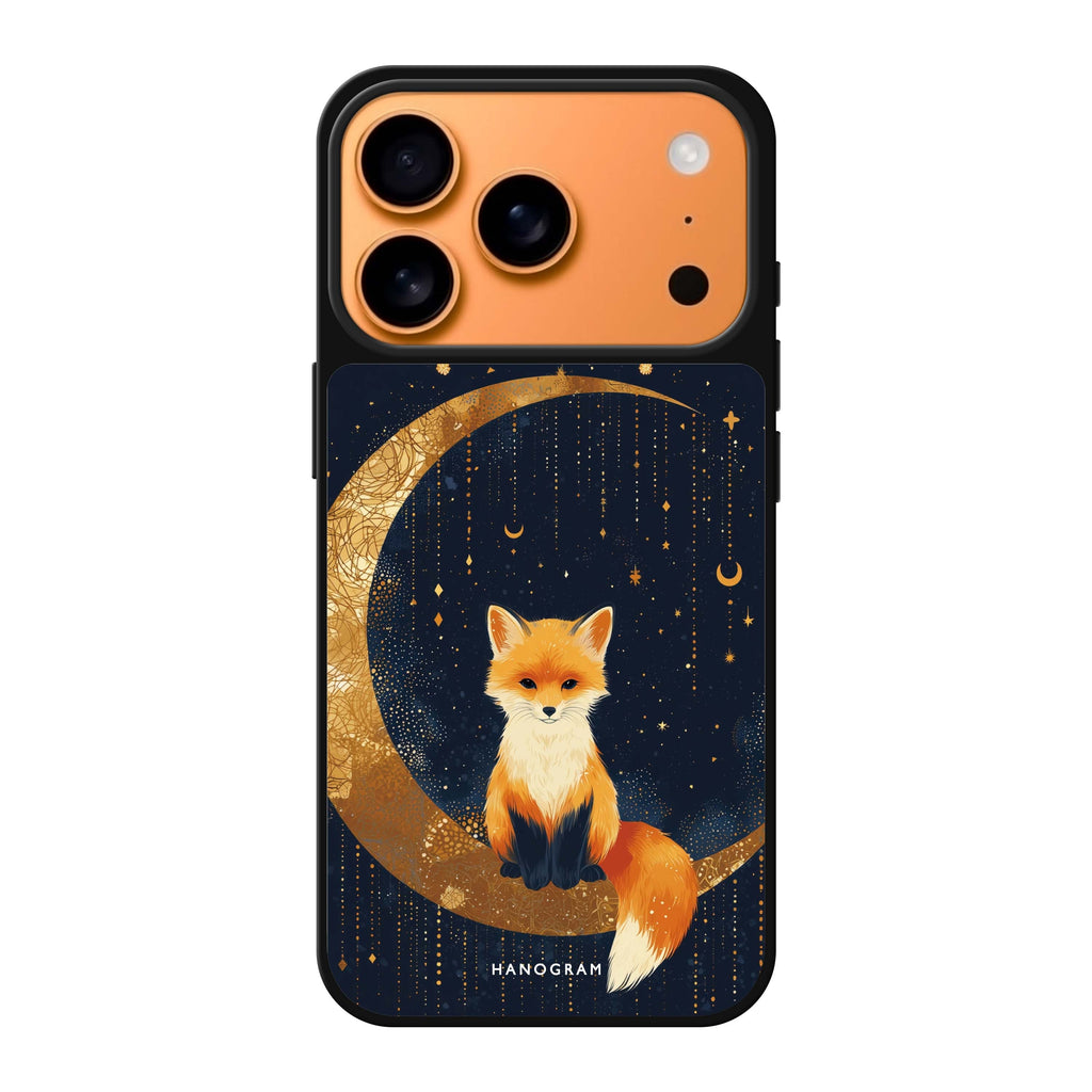 Moon Fox fox moon animal celestial iPhone 17 Pro Max mirror case