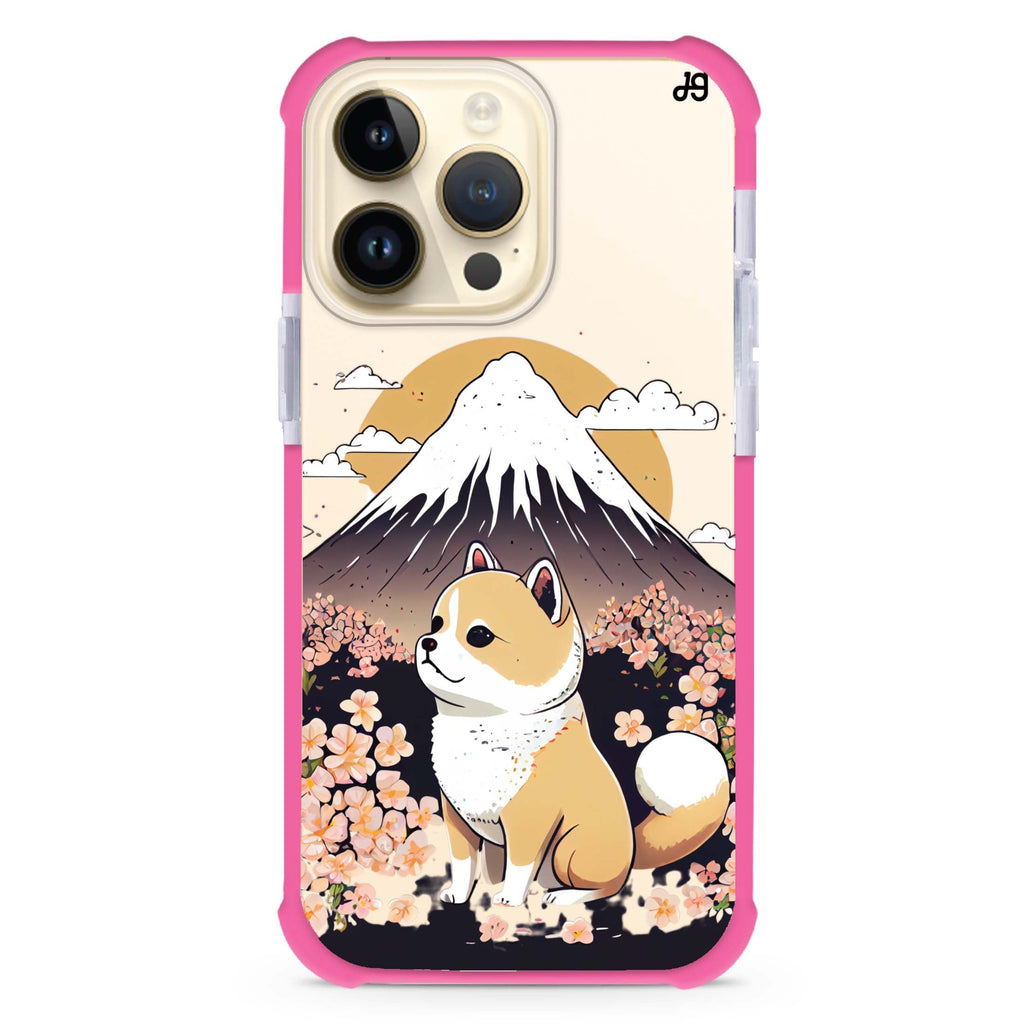 Shiba Inu & Japan iPhone 15 Pro Max MagSafe Compatible Ultra Shockproof Case