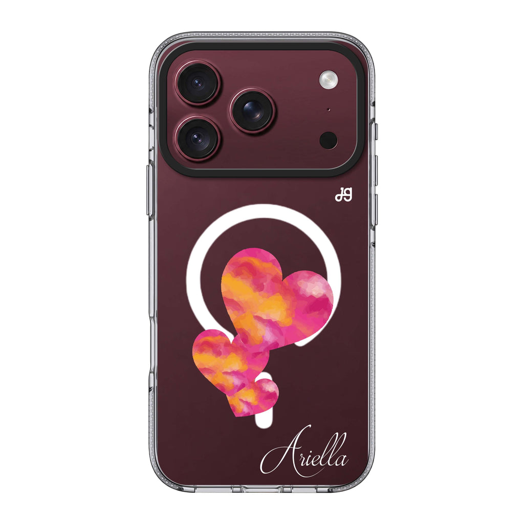 Red Hearts Ultra Clear Case