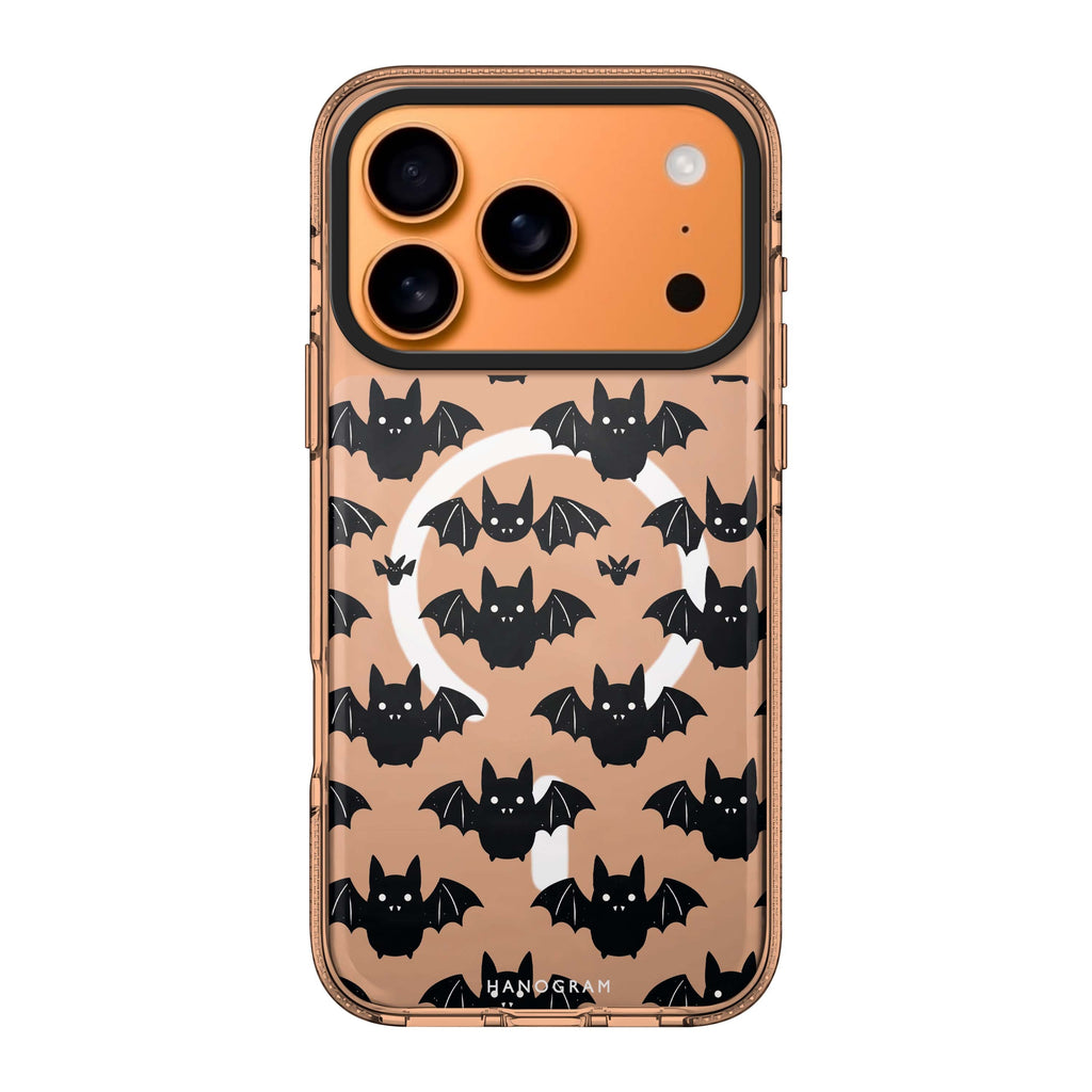 Batty Little Faces iPhone 17 Pro Max Ultra Clear Case - Image 1