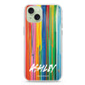 Vivid Stripes iPhone 15 Plus MagSafe Compatible Ultra Clear Case