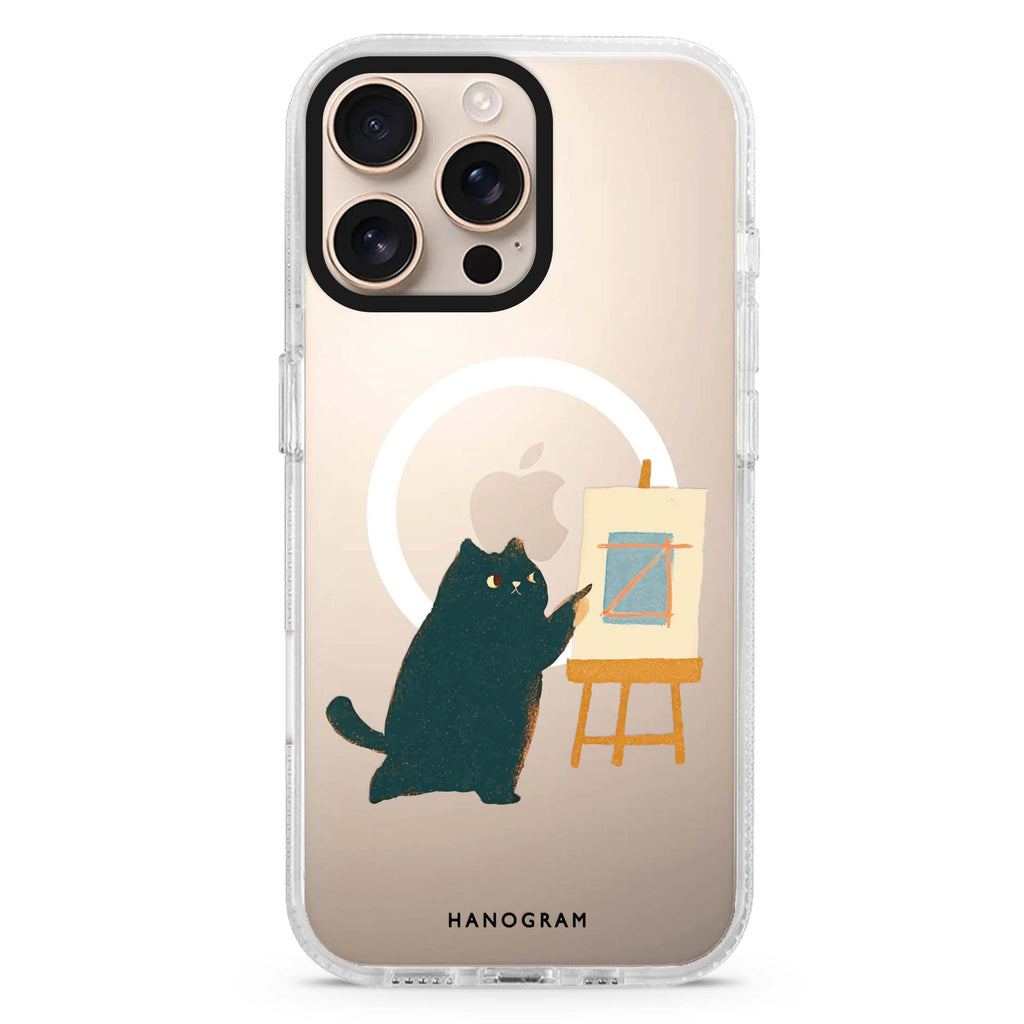 Meowsterpiece MagSafe Compatible Ultra Clear Case