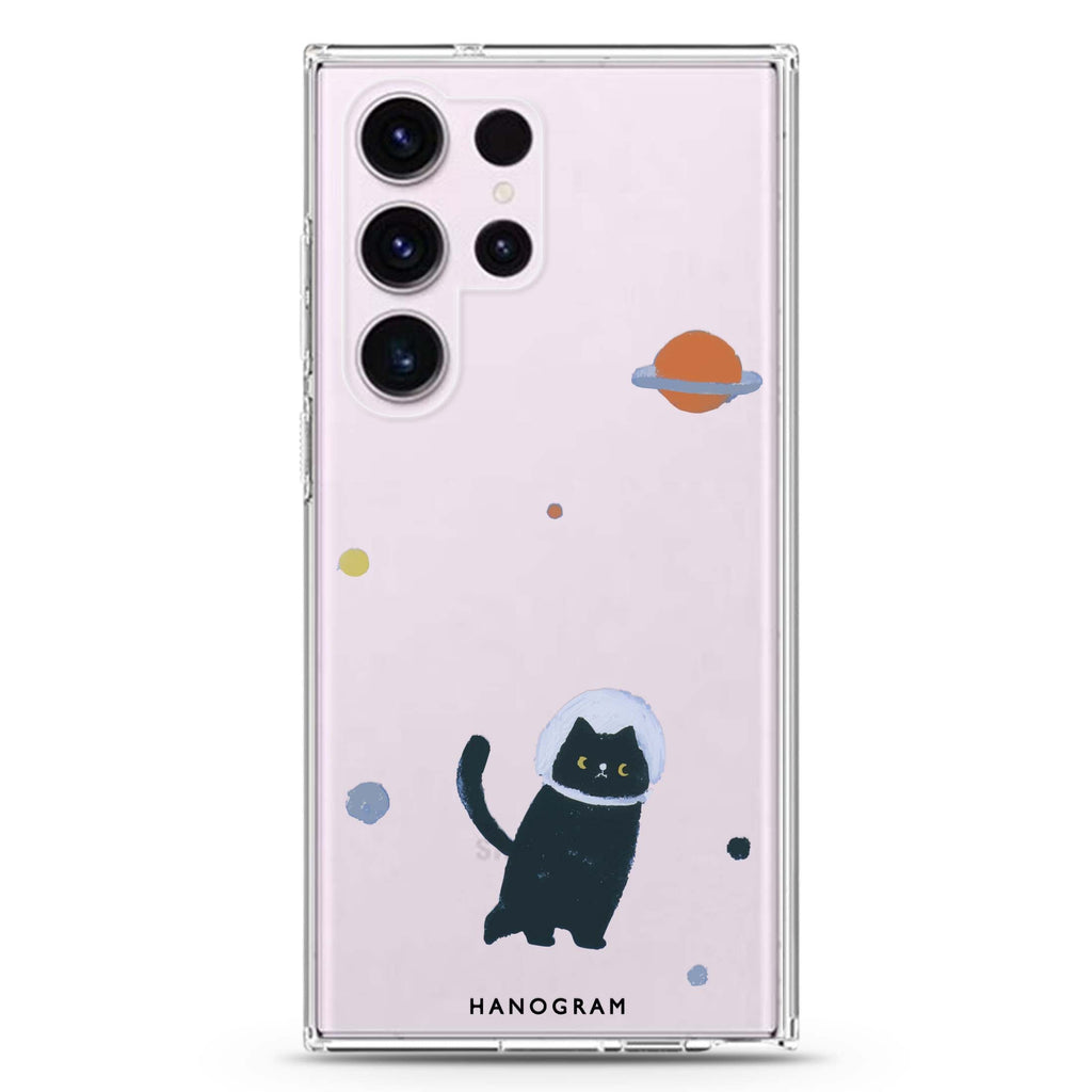 Cosmo Kitty Samsung Galaxy S26/S25/S24/S23/S22 Ultra ultra clear case, transparent design, main view