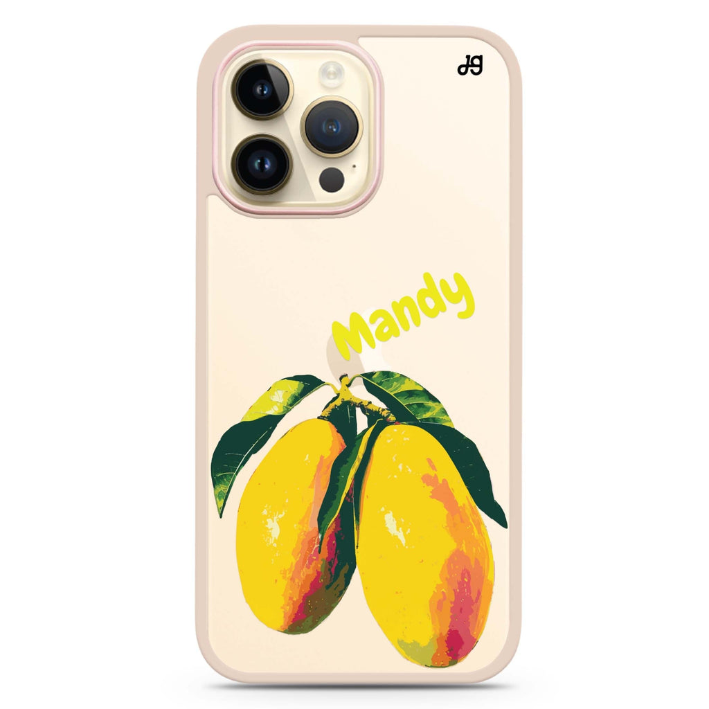 Mango Majesty iPhone 14 Pro Impact Guard Bumper Case