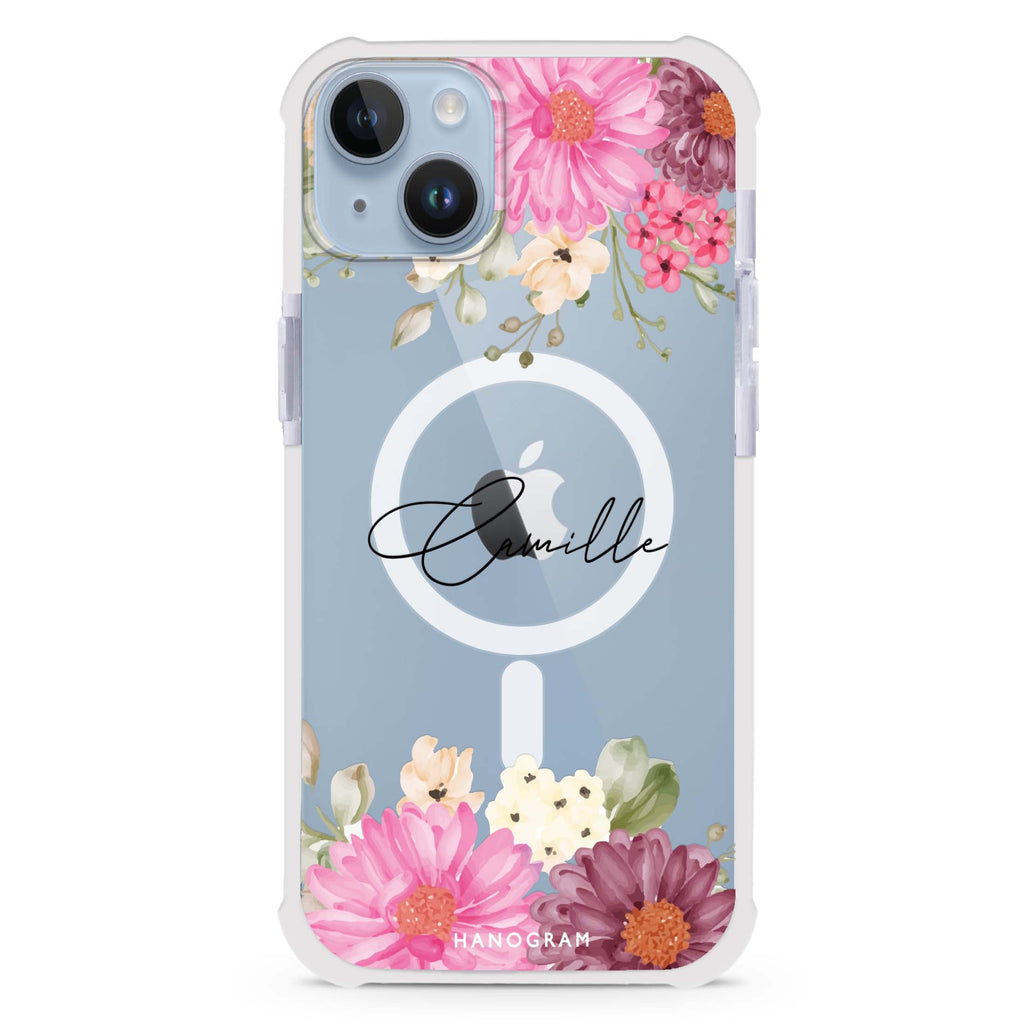 Blooms Bounty iPhone 15 Plus MagSafe Compatible Ultra Shockproof Case