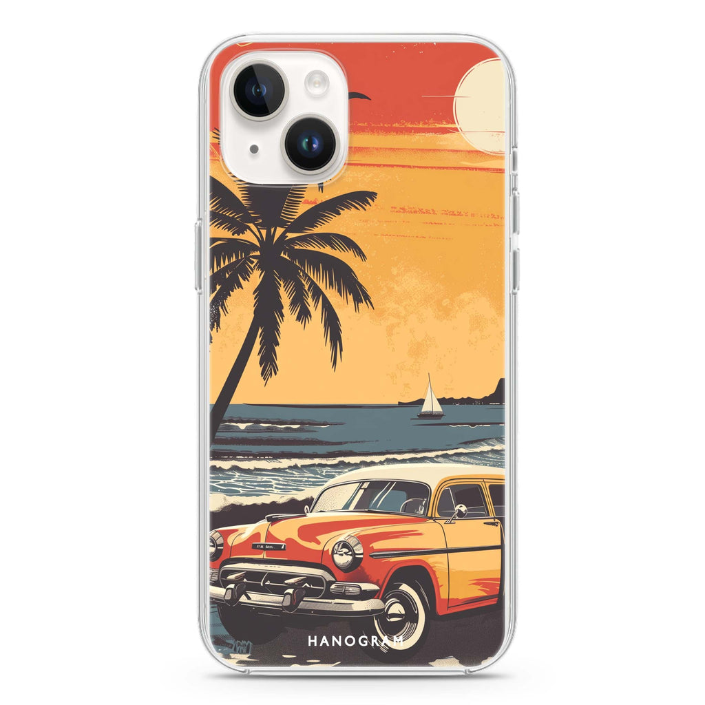 Ocean Waves iPhone 15 Plus Ultra Clear Case