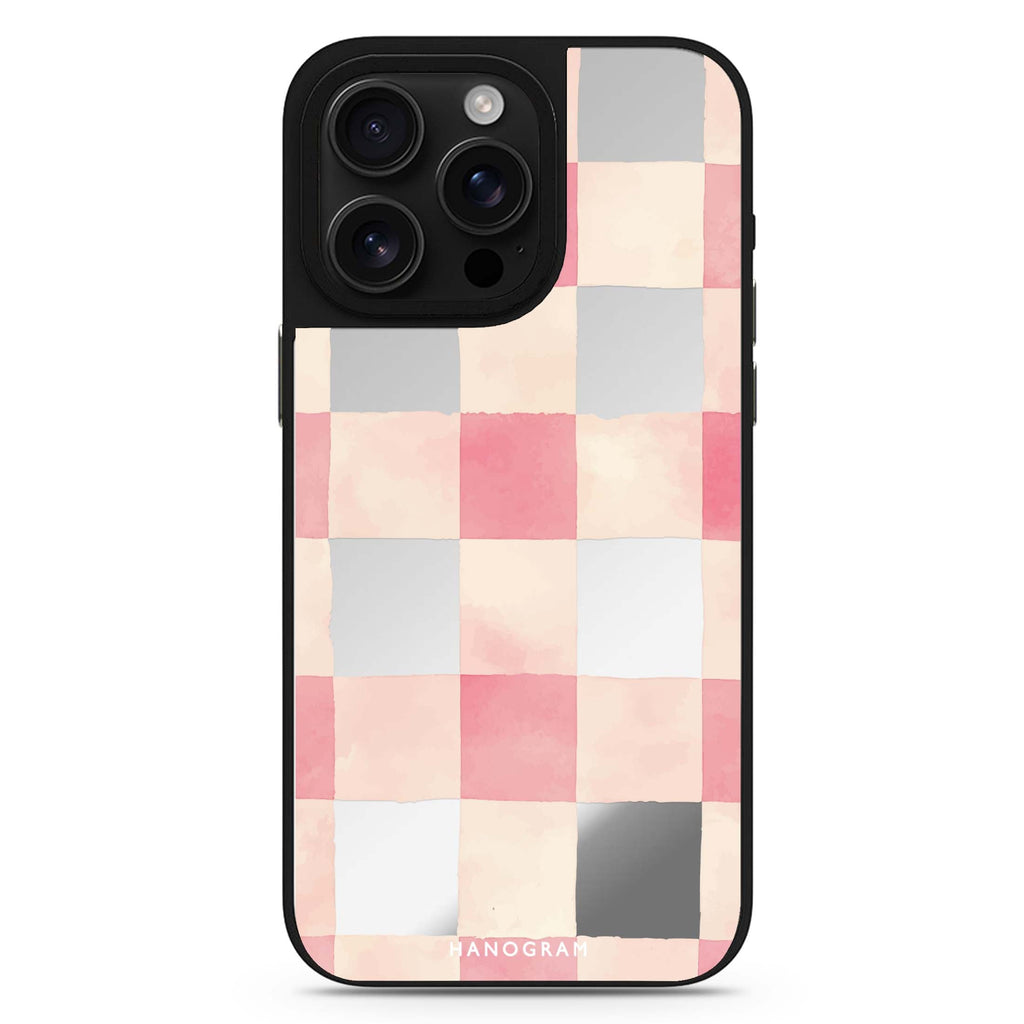 Rosy Picnic MagSafe compatible mirror case for iPhone 16/15/14 Pro Max and Pro, main view