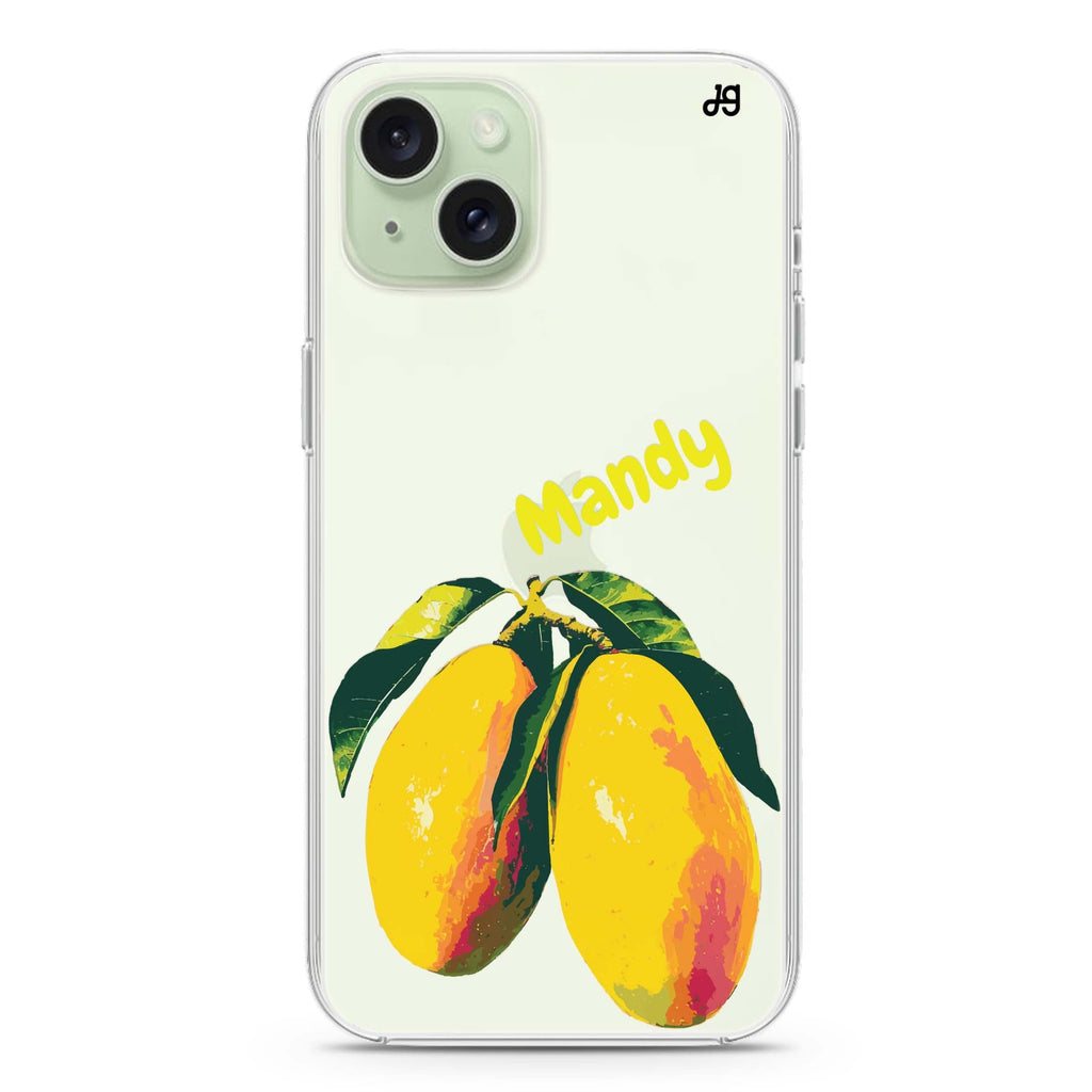 Mango Majesty iPhone 15 Plus Ultra Clear Case