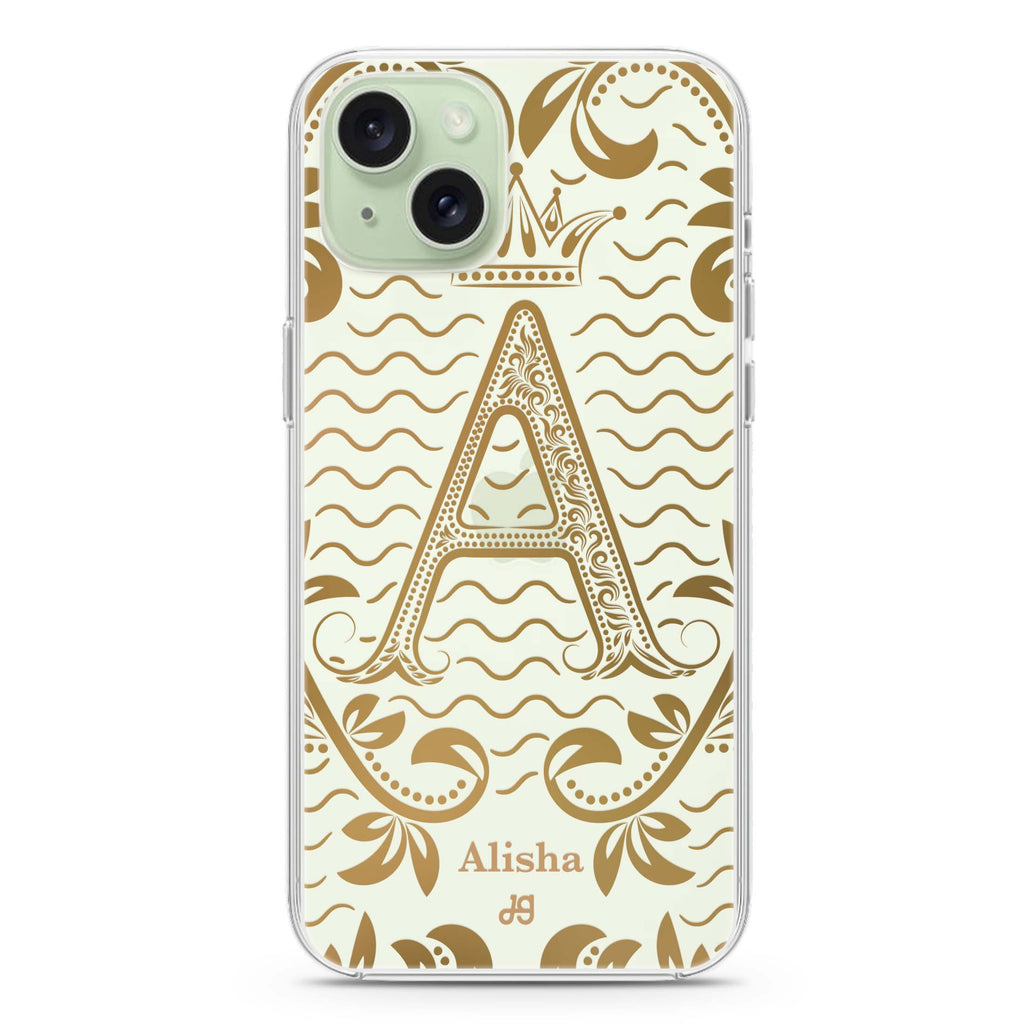 Royal Vintage Monogram Ultra Clear Case