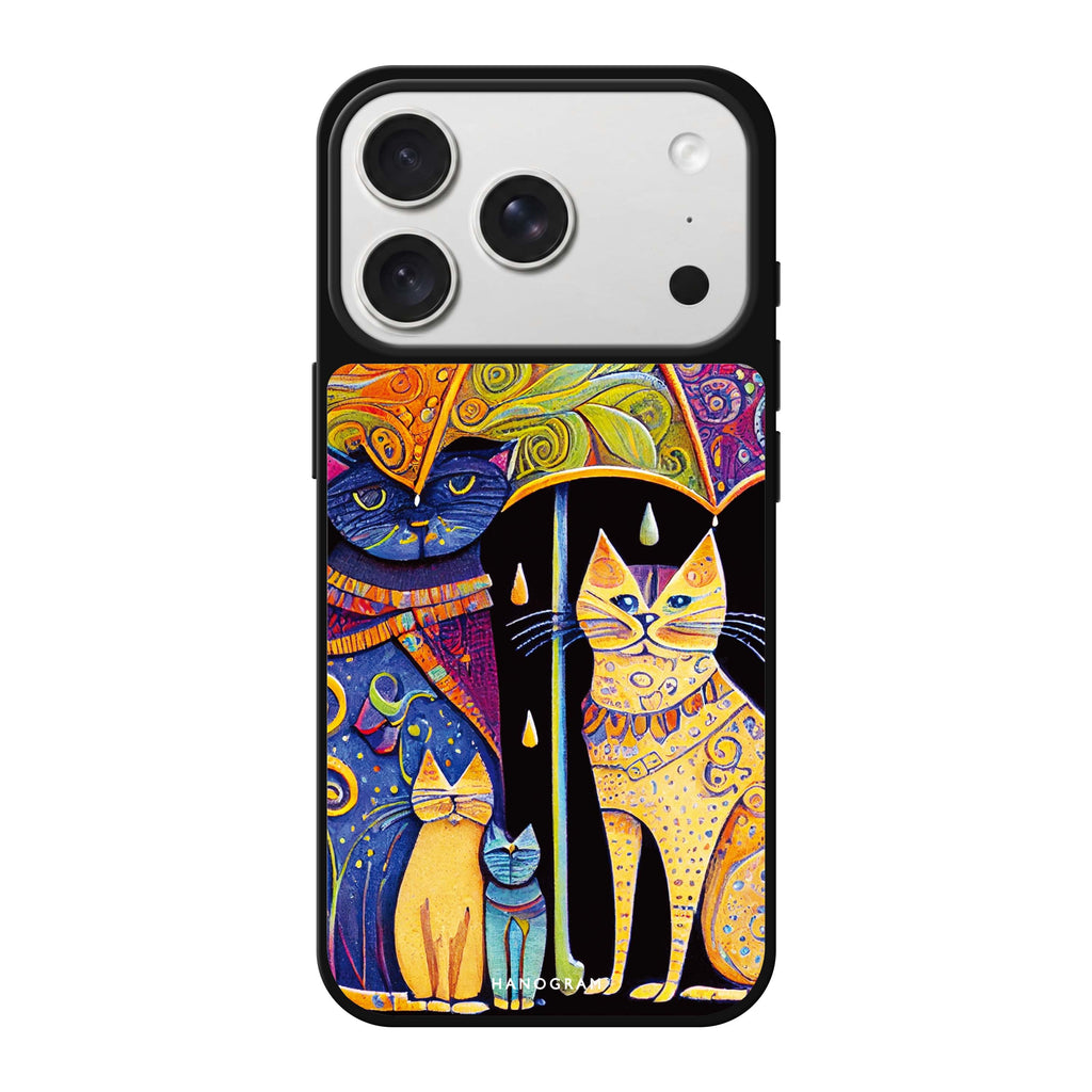 Raining Cat #3 cat animal iPhone 18 Pro Max mirror case