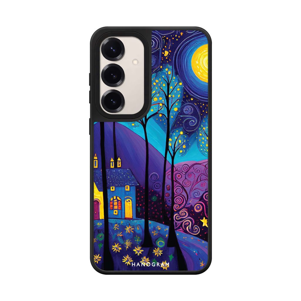 A Night Samsung Galaxy mirror case front view
