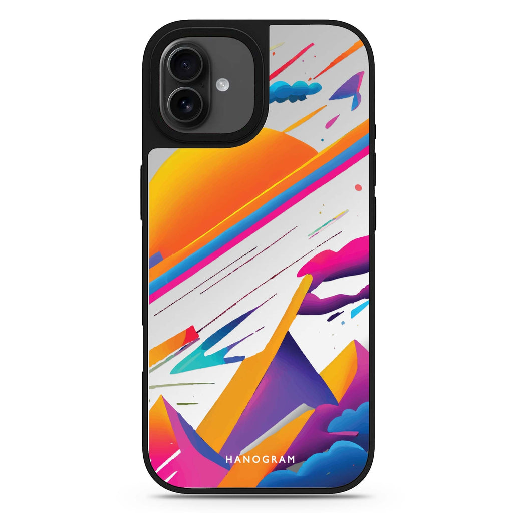 Galaxy Art celestial abstract art iPhone 17 mirror case