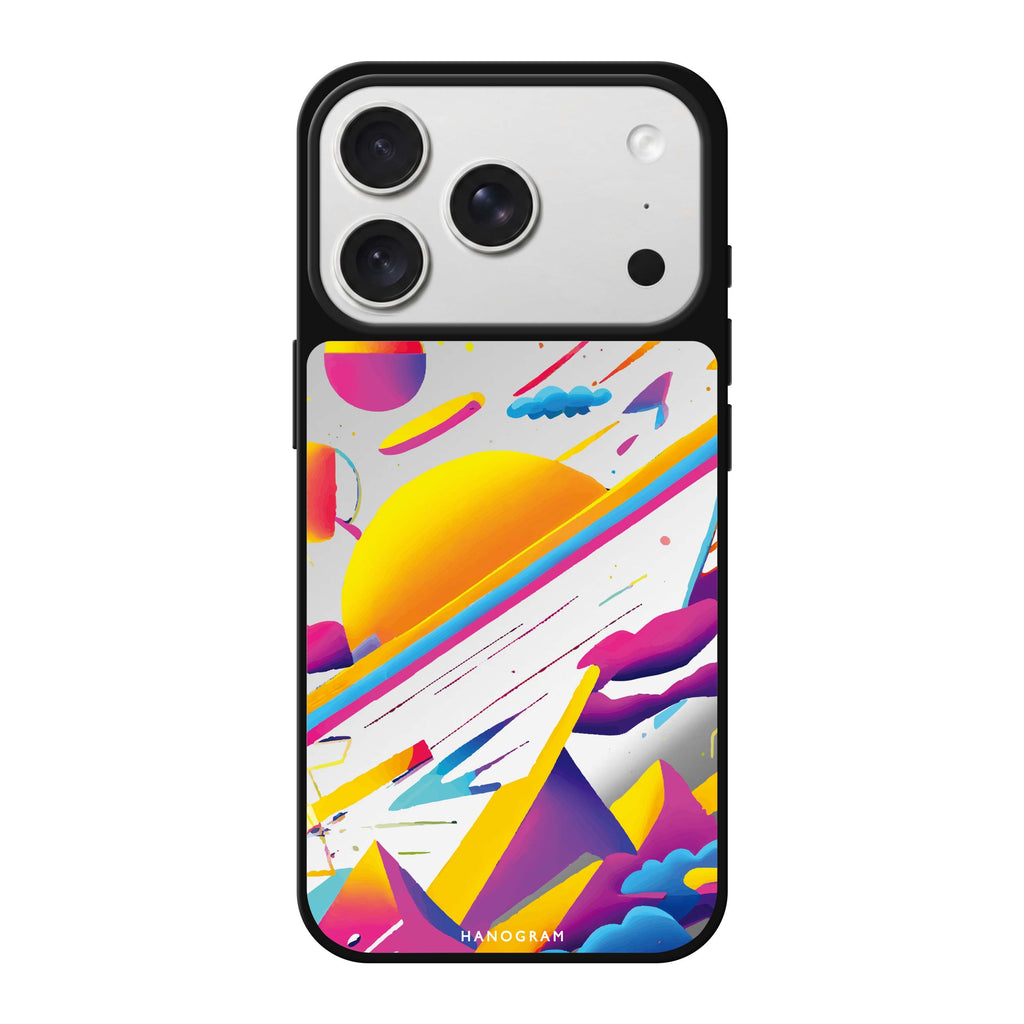 Galaxy Art abstract celestial iPhone 18 Pro Max mirror case
