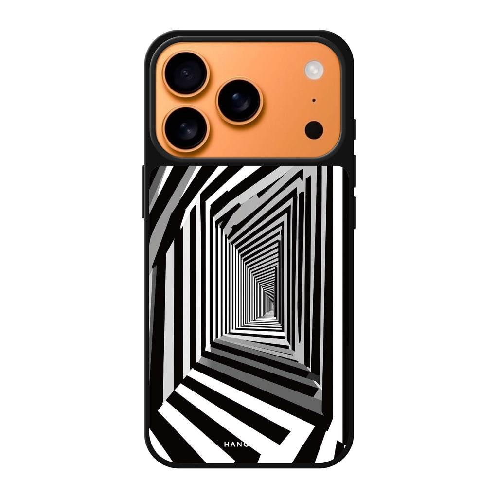Warped Vision abstract iPhone 17 Pro Max mirror case