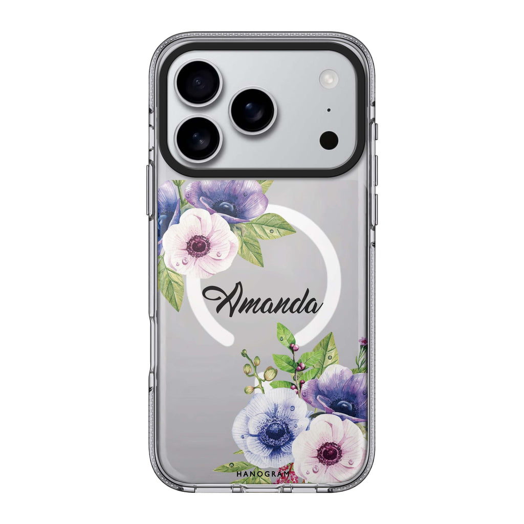 Blooming Flowers personalized name flower floral spring iPhone 17 Pro Max ultra clear case