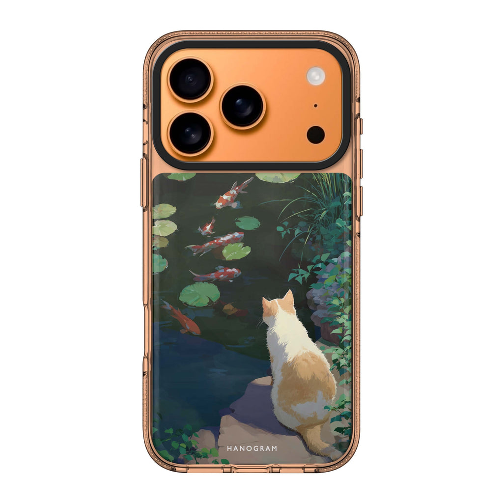 Koi & Cat cat koi animal iPhone 17 Pro Max ultra clear case