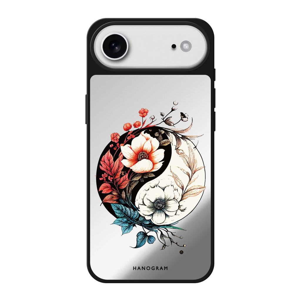 Pretty Floral & Tai Chi 鏡面手機殼