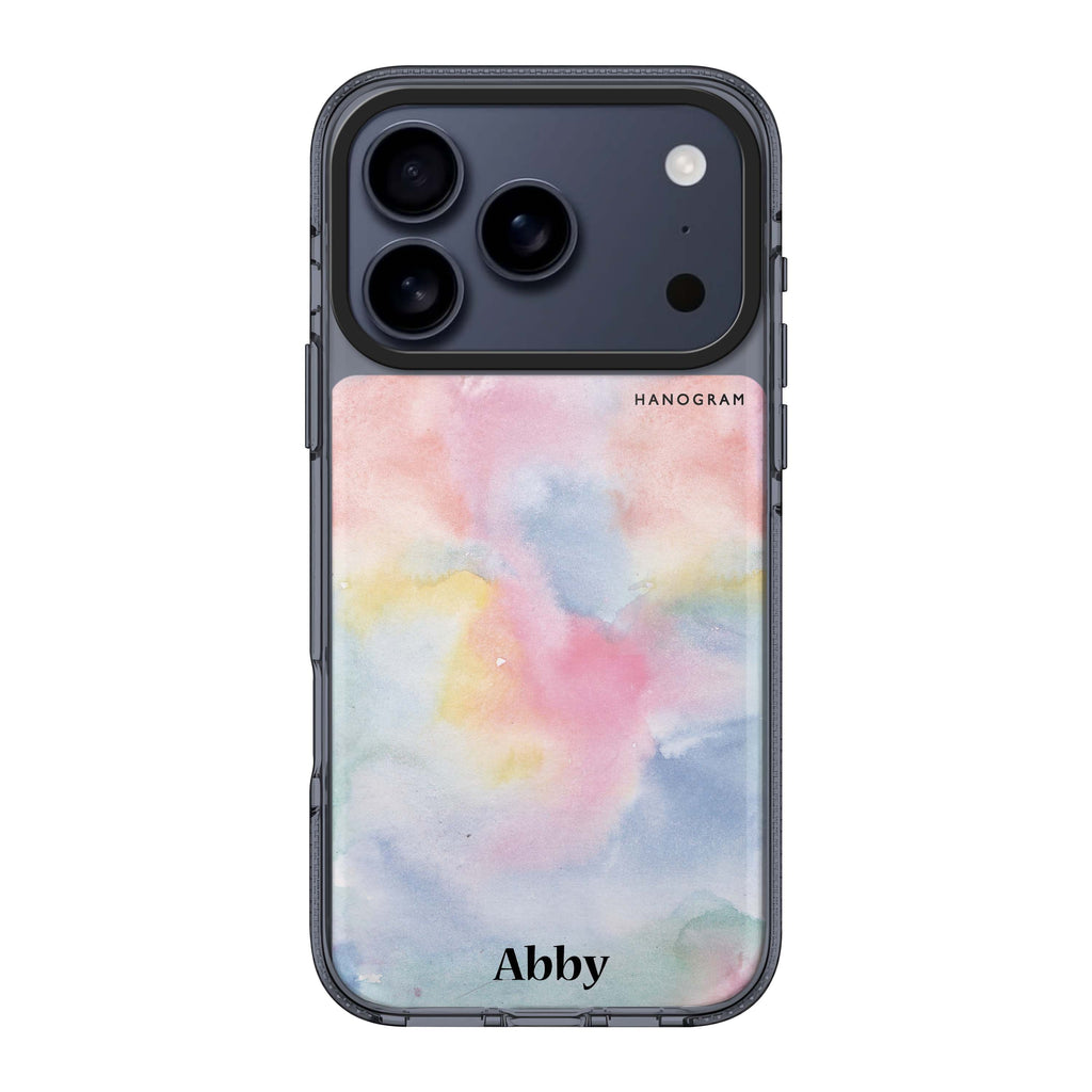 Magic Watercolour personalized name graphic watercolor whimsical iPhone 17 Pro Max ultra clear case