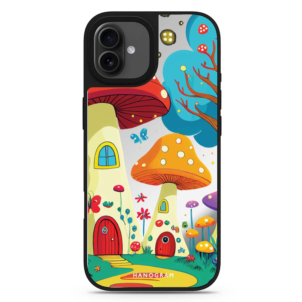 Mushroom Art abstract art nature iPhone 17 mirror case